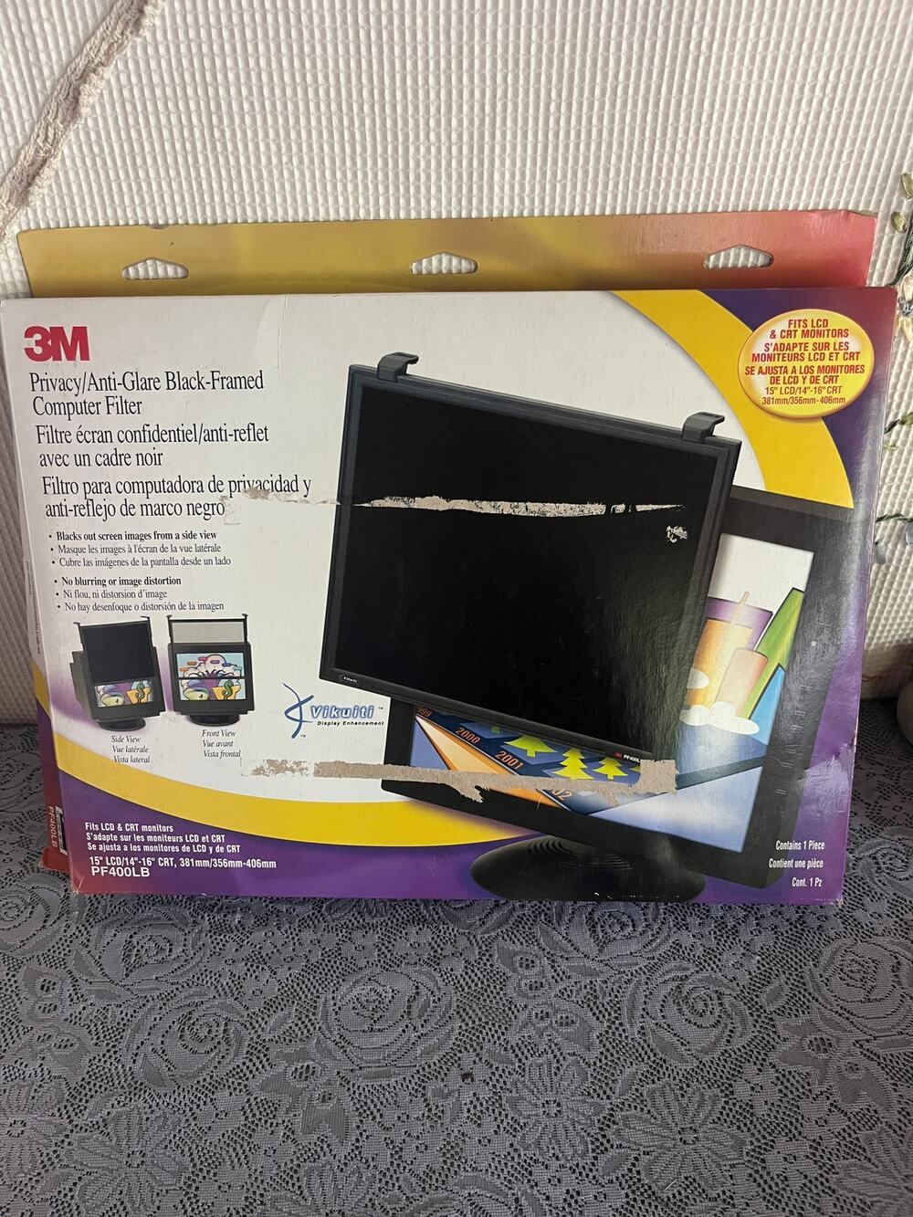 Privacy Anti-Glare Computer Filter 15in LCD 14-16in CRT in Box USA